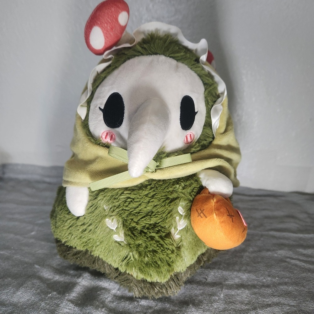 Squishable Plague Nurse Mini Plush Green Mushroom Cottagecore 2023 7 Inch Whimsy